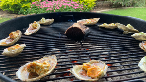 Oysters with Garlic Dill Compound Butter