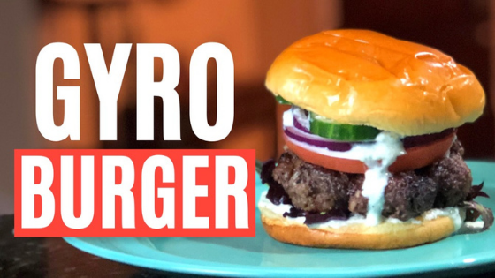 Greek Gyro Burger | Tzatziki Sauce