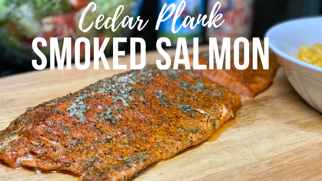 Smoked Cedar Plank Salmon | Compound Butter