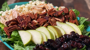 Chicken Cranberry and Toasted Pecan Salad