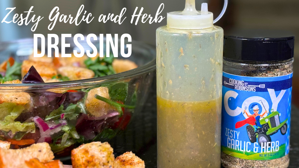 Homemade Dressing | Zesty Garlic and Herb Salad Dressing