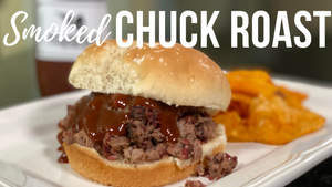 Smoked Chuck Roast Sandwich